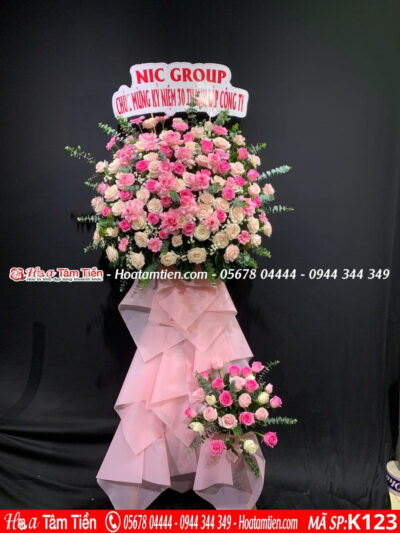 Kệ hoa mừng khai trương Hoa Tâm Tiền Vũng Tàu