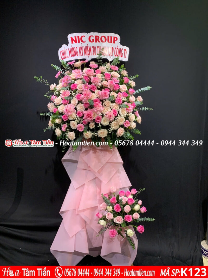 Kệ hoa mừng khai trương Hoa Tâm Tiền Vũng Tàu