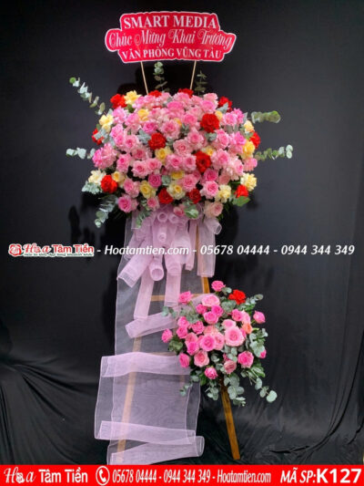 Kệ hoa khai trương shop hoa tươi Vũng Tàu mới