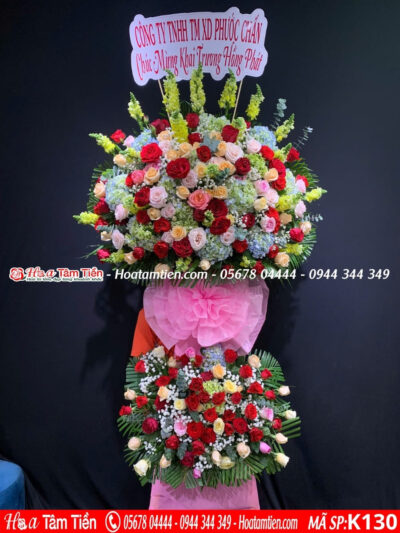 Kệ hoa khai trương cửa hàng hoa tươi Vũng Tàu đẹp