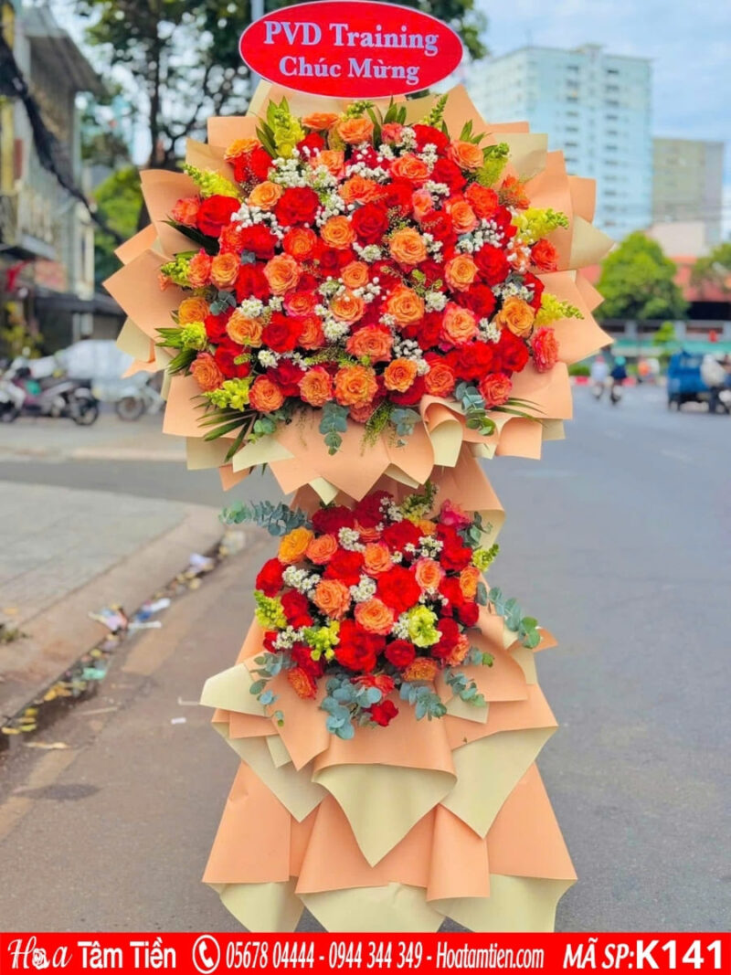 Kệ hoa khai trương shop hoa tươi Vũng Tàu cao cấp