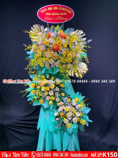 Kệ hoa khai trương shop hoa tươi phường 7 Vũng Tàu – Hoa Tâm Tiền Vũng Tàu