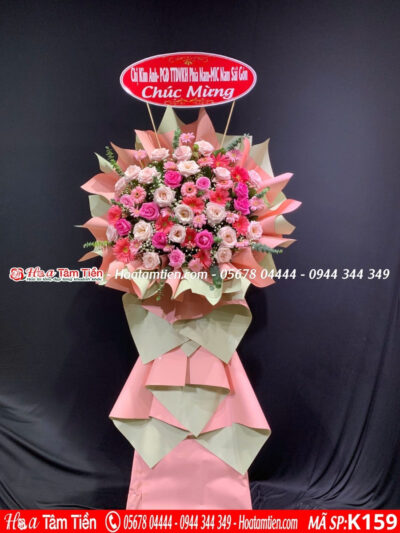 Kệ hoa tổng kết shop hoa tươi phường Rạch Dừa Vũng Tàu – Hoa Tâm Tiền