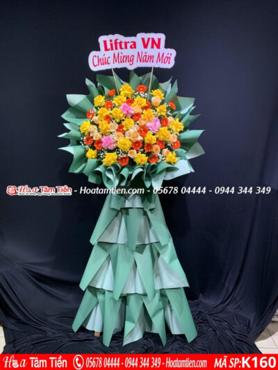Kệ hoa khai giảng shop hoa tươi phường Phước Thắng Vũng Tàu – Hoa Tâm Tiền Vũng Tàu