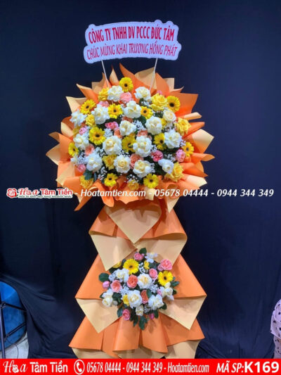 Kệ hoa động thổ shop hoa tươi phường Phước Trung Bà Rịa – Hoa Tâm Tiền