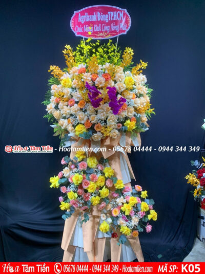 Kệ hoa mừng khai trương Hoa Tâm Tiền Vũng Tàu