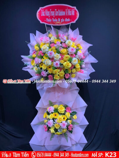 Hoa khai trương phường Rạch Dừa thiết kế tinh tế