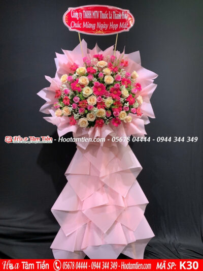 Hoa khai trương sang trọng tại Hoa Tâm Tiền