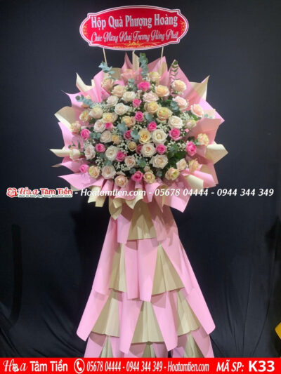 Hoa Tâm Tiền – Kệ hoa tone đỏ may mắn