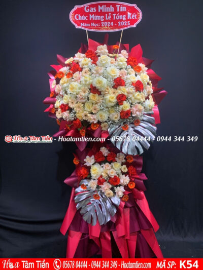 Kệ hoa chúc mừng cửa hàng hoa tươi vũng tàu