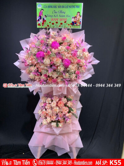 Kệ hoa chúc mừng hoa khai trương vũng tàu
