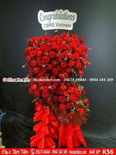 Kệ hoa chúc mừng hoa khai trương phường vũng tàu