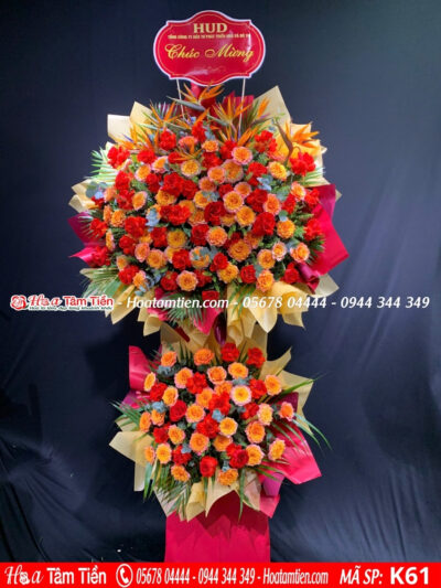Kệ hoa khai trương shop Hoa Tâm Tiền Vũng Tàu