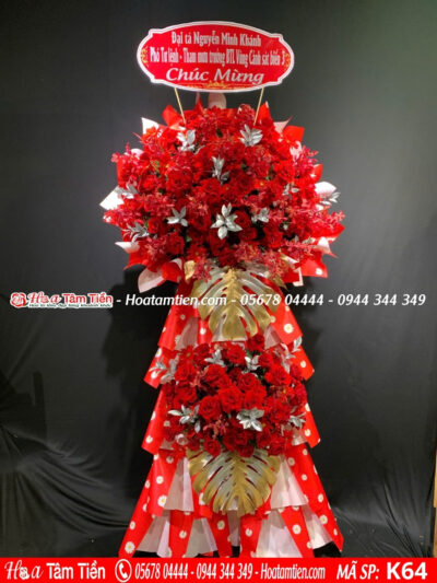 Kệ hoa khai trương phường 7 Vũng Tàu