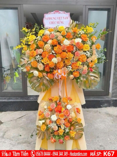 Kệ hoa khai trương tiệm hoa Phương Đông Vũng Tàu