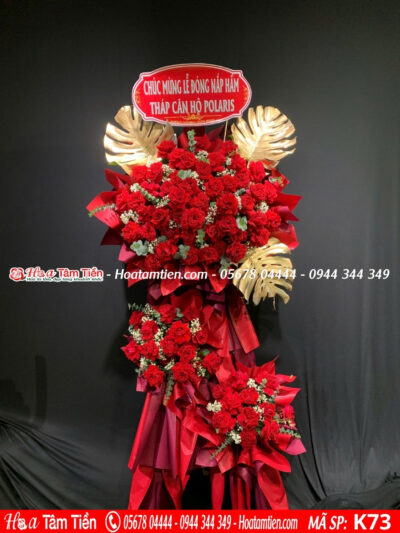 Kệ hoa khai trương đường Phạm Hồng Thái vũng tàu