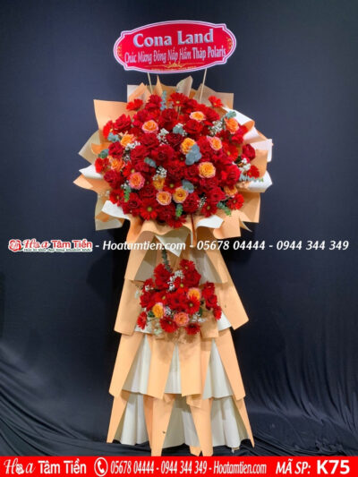 Kệ hoa khai trương tiệm hoa lan Vũng Tàu