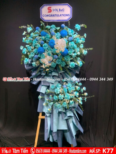 Kệ hoa khai trương phong cách cổ điển