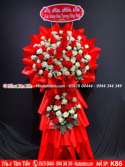 Kệ hoa khai trương shop điện hoa Vũng Tàu