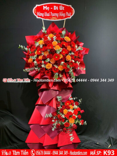 Kệ hoa khai trương đặt sẵn – Hoa Tâm Tiền