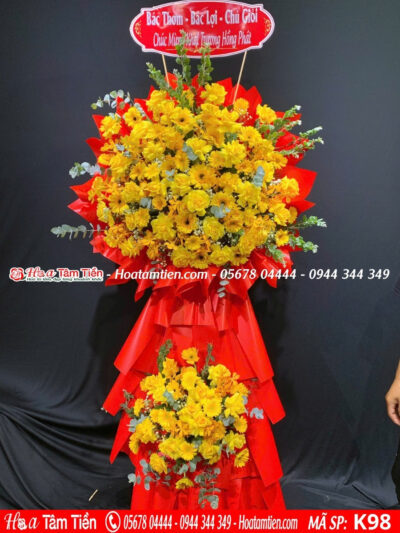 Kệ hoa khai trương 2 tầng sang trọng
