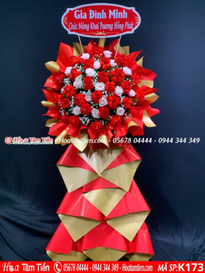 Kệ hoa chúc mừng đại hội shop hoa tươi Bãi Sau Vũng Tàu – shop hoa tươi Vũng Tàu