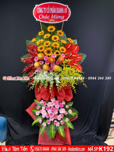 Kệ hoa khai trương shop hoa tươi Vũng Tàu Long Sơn – shop hoa Vũng Tàu
