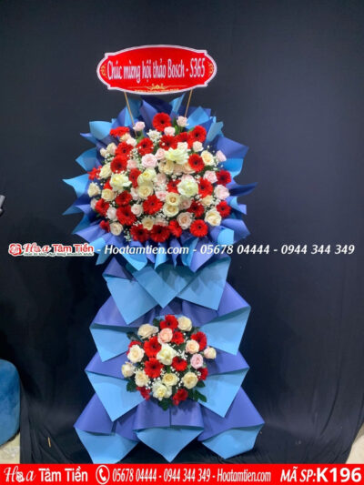 Kệ hoa mừng khởi công Phường 3 – shop hoa Vũng Tàu