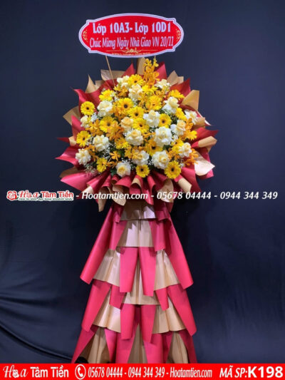 Kệ hoa mừng khai giảng Phường 5 – Hoa Tâm Tiền Vũng Tàu