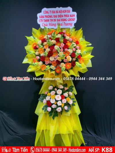 Kệ hoa khai trương cho văn phòng