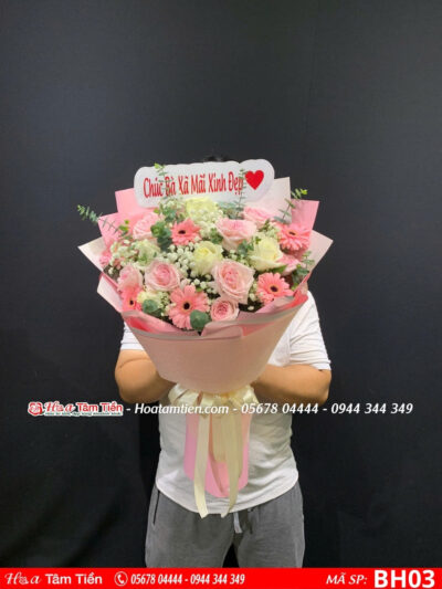 Bó hoa 20/10 tinh tế tại Shop Hoa Tươi Vũng Tàu
