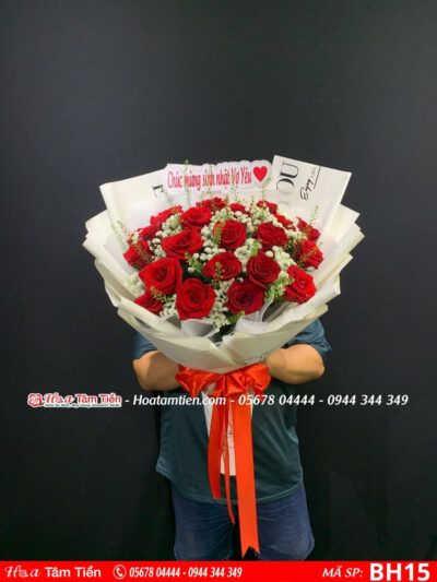 Bó hoa cầu hôn sang trọng tại Điện Hoa Vũng Tàu