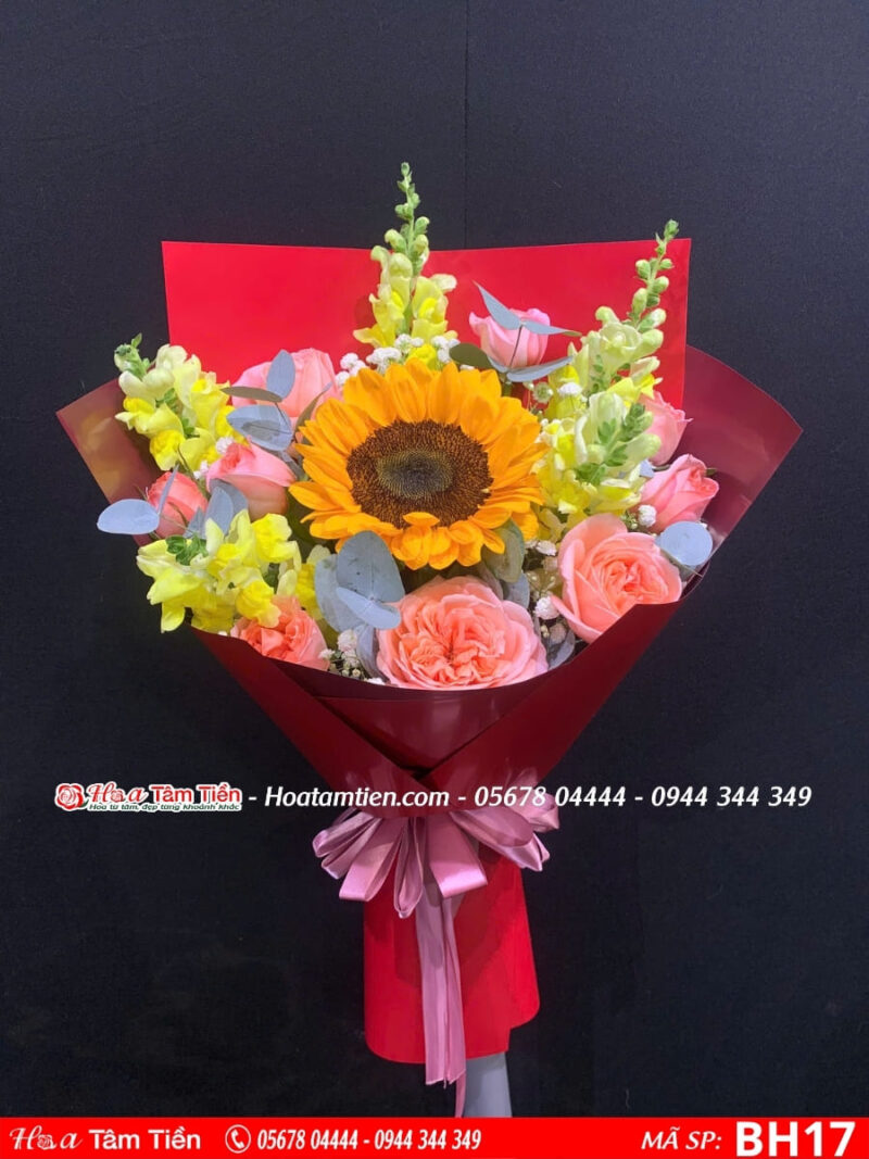 Bó hoa 20/10 rực rỡ tại Shop Hoa Vũng Tàu