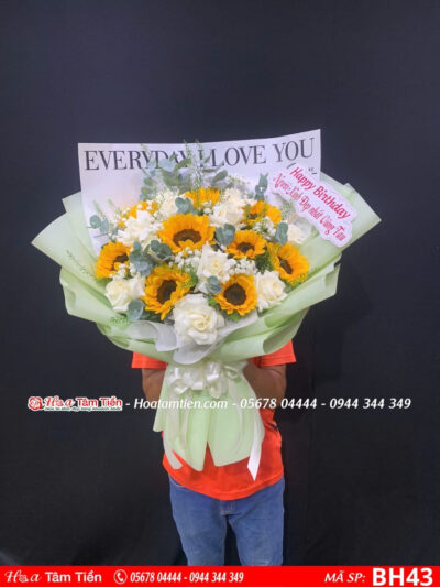 Bó hoa kỷ niệm 5 năm ngày cưới tại Shop Hoa Tươi Vũng Tàu