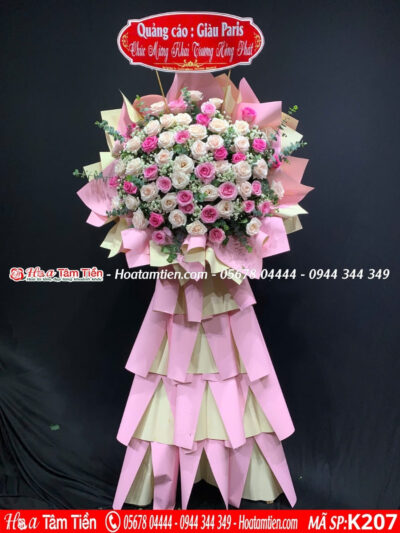 Kệ hoa lễ động thổ Phường Thắng Nhì – shop hoa Vũng Tàu