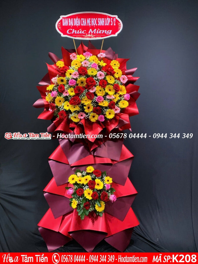 Kệ hoa mừng khởi công Phường Thắng Tam – Hoa Tâm Tiền