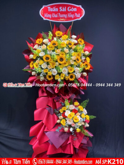 Kệ hoa mừng khai giảng Phường Phước Thắng – hoa tươi Vũng Tàu
