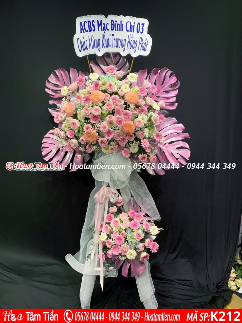 Kệ hoa Khánh thành Long Sơn – Hoa Tâm Tiền Vũng Tàu