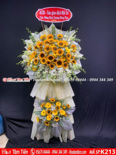Kệ hoa lễ động thổ Bà Rịa – shop hoa tươi Vũng Tàu