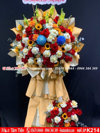 Kệ hoa mừng khởi công Long Hải – hoa tươi Vũng Tàu