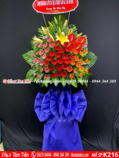 Kệ hoa mừng khai giảng Phú Mỹ – Hoa Tâm Tiền