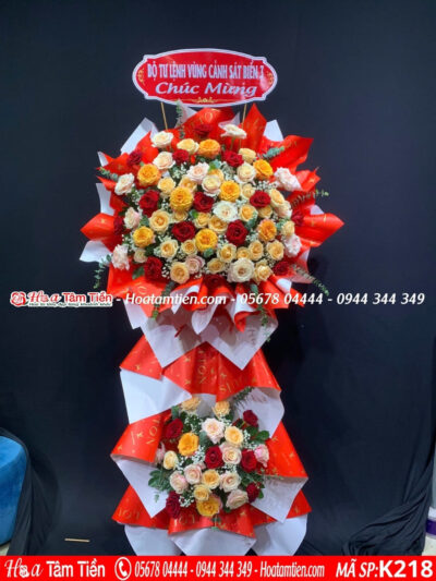 Kệ hoa Khánh thành Tam Long Bà Rịa – hoa tươi Vũng Tàu