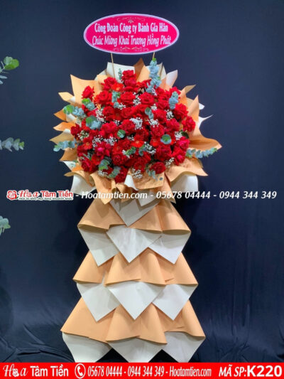 Kệ hoa mừng khởi công Hòa Long Bà Rịa – Hoa Tâm Tiền