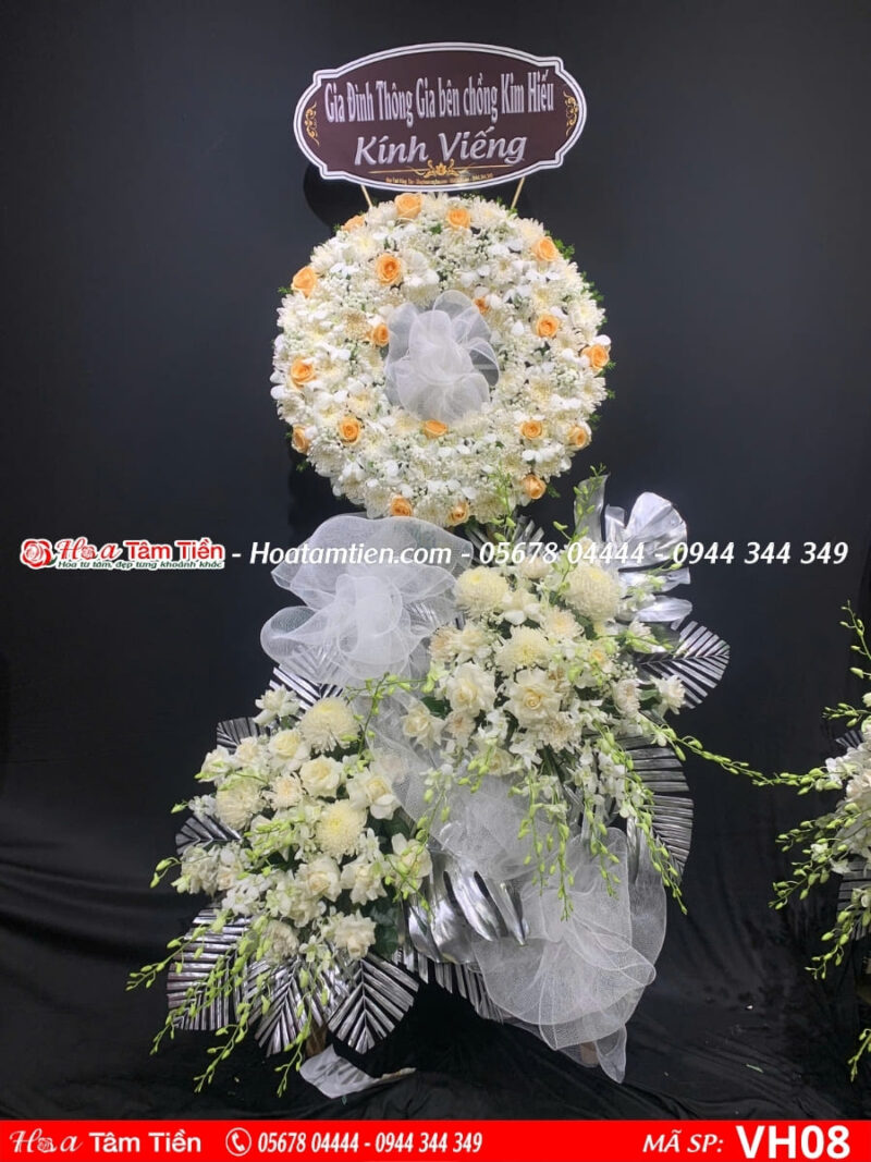 Shop Hoa Tươi Tâm Tiền cung cấp hoa chia buồn vũng tàu tươi đẹp, giao nhanh, chất lượng tại Vũng Tàu