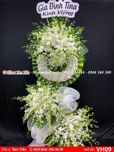 Hoa Tâm Tiền Vũng Tàu cung cấp Vòng Hoa Đám Tang Vũng Tàu tươi đẹp, giao nhanh, chất lượng tại Vũng Tàu
