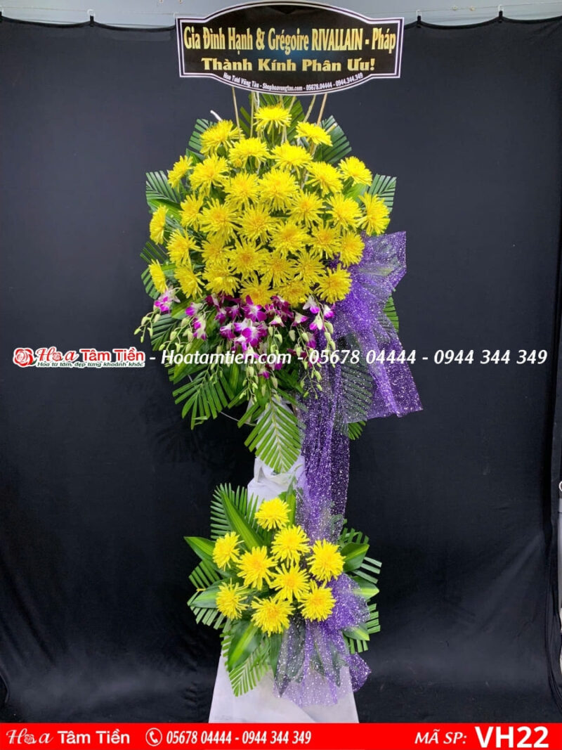 Hoa Tâm Tiền cung cấp hoa viếng đám tang phường 9 vũng tàu tươi đẹp, giao nhanh, chất lượng tại Vũng Tàu