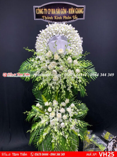 Hoa Tâm Tiền Vũng Tàu cung cấp hoa viếng đám tang phường 12 vũng tàu tươi đẹp, giao nhanh, chất lượng tại Vũng Tàu