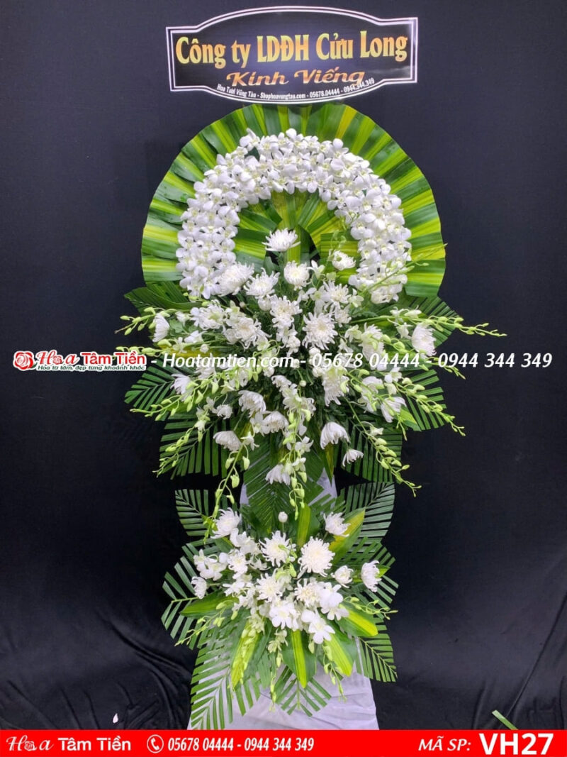 Shop Hoa Tâm Tiền Vũng Tàu cung cấp hoa viếng đám tang phường thắng nhì vũng tàu tươi đẹp, giao nhanh, chất lượng tại Vũng Tàu