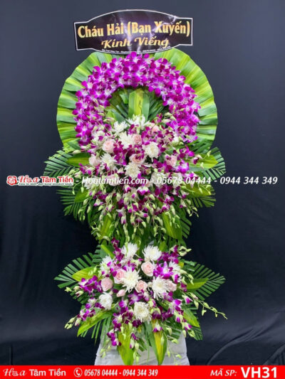 Shop Hoa Tâm Tiền Vũng Tàu cung cấp hoa viếng đám tang xã long sơn tươi đẹp, giao nhanh, chất lượng tại Vũng Tàu