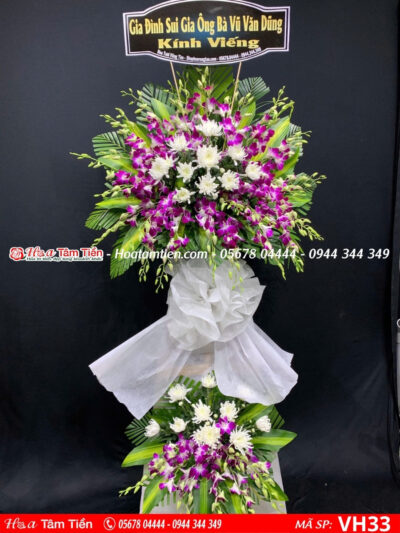 Hoa Tâm Tiền Vũng Tàu cung cấp hoa viếng đám tang phước tỉnh tươi đẹp, giao nhanh, chất lượng tại Vũng Tàu